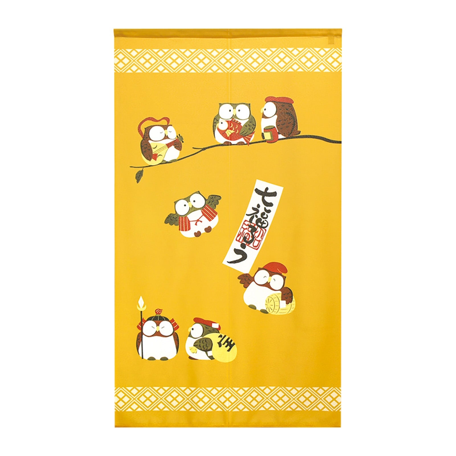 shop-japanese-style-seven-lucky-owls-noren-curtain-at-oomomo-online