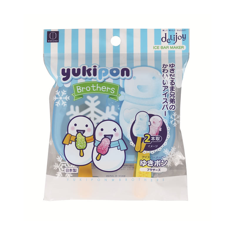 Kokubo Delijoy Snowman Popsicle Mold As Shown in Figure 2 Pcs