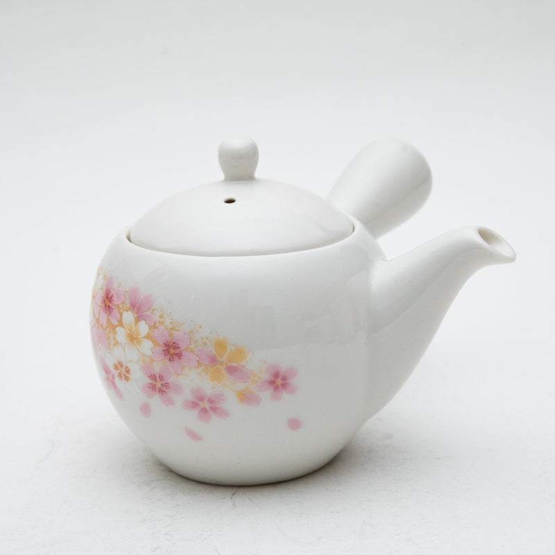 6pcs Cherry Blossoms For Gift In Box Porcelain Japanese Teapot & Teacups