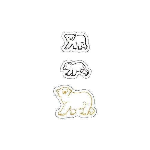 Kitera Shoij Animal Parade Simple Deco Seal Sticker