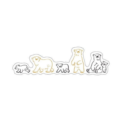 Kitera Shoij Animal Parade Simple Deco Seal Sticker