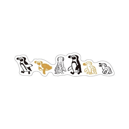 Kitera Shoij Animal Parade Simple Deco Seal Sticker