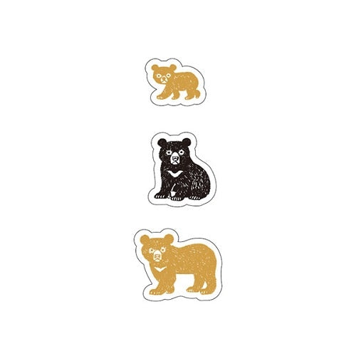 Kitera Shoij Animal Parade Simple Deco Seal Sticker