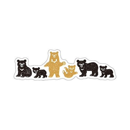 Kitera Shoij Animal Parade Simple Deco Seal Sticker