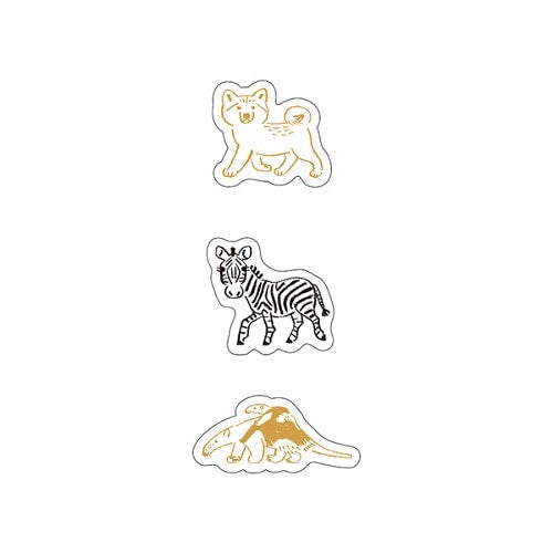 Kitera Shoij Animal Parade Simple Deco Seal Sticker