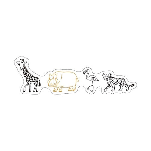 Kitera Shoij Animal Parade Simple Deco Seal Sticker