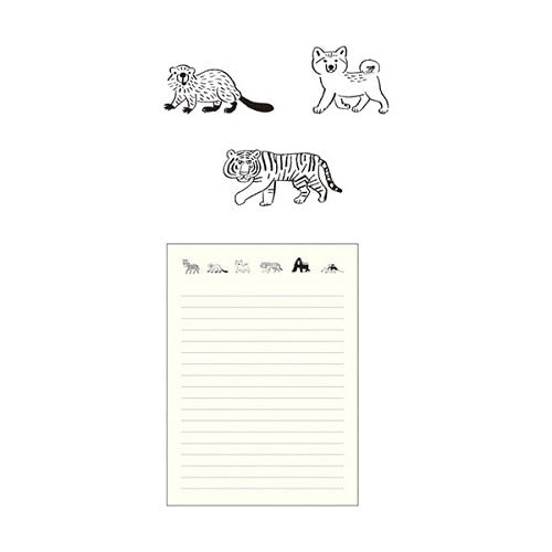 Kitera Shoji Animal Parade Letter Writing Sets