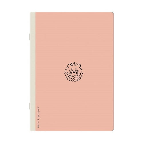 Ruled Notebook (7mm Line/Hedgehog/A5/14.8x21cm (64 Pages)/Kitera Shoji/Animal Parade/SMCol(s): Pink)