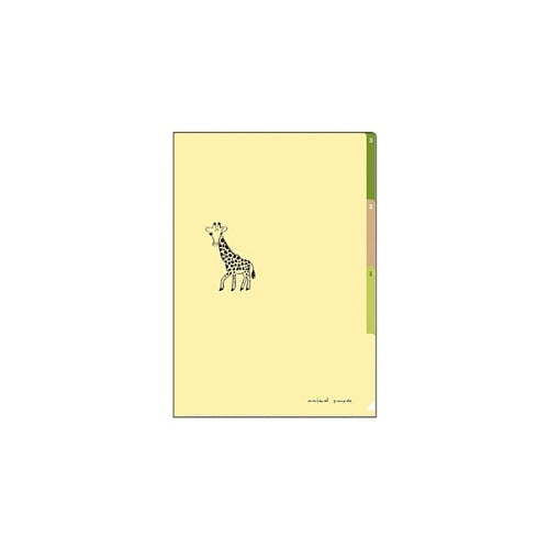 Kitera Shoji Animal Parade 3 Pockets A4 File Folder