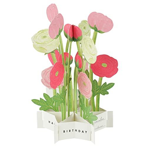 3D Glooming Birthday Message Card Buttercup