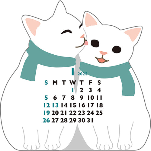 Greeting Life Bichon Frisé Mini Die-cut 2025 Calendar