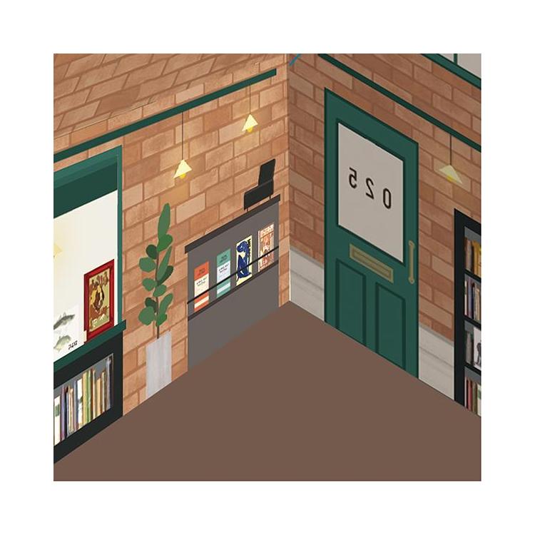 Greeting Life Bookstore House-Shaped 3D 2025 Calendar