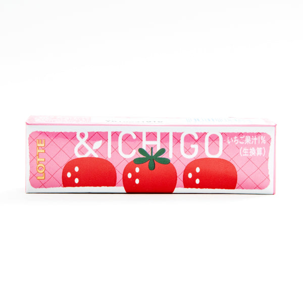 Lotte & Ichigo Strawberry Chewing Gum