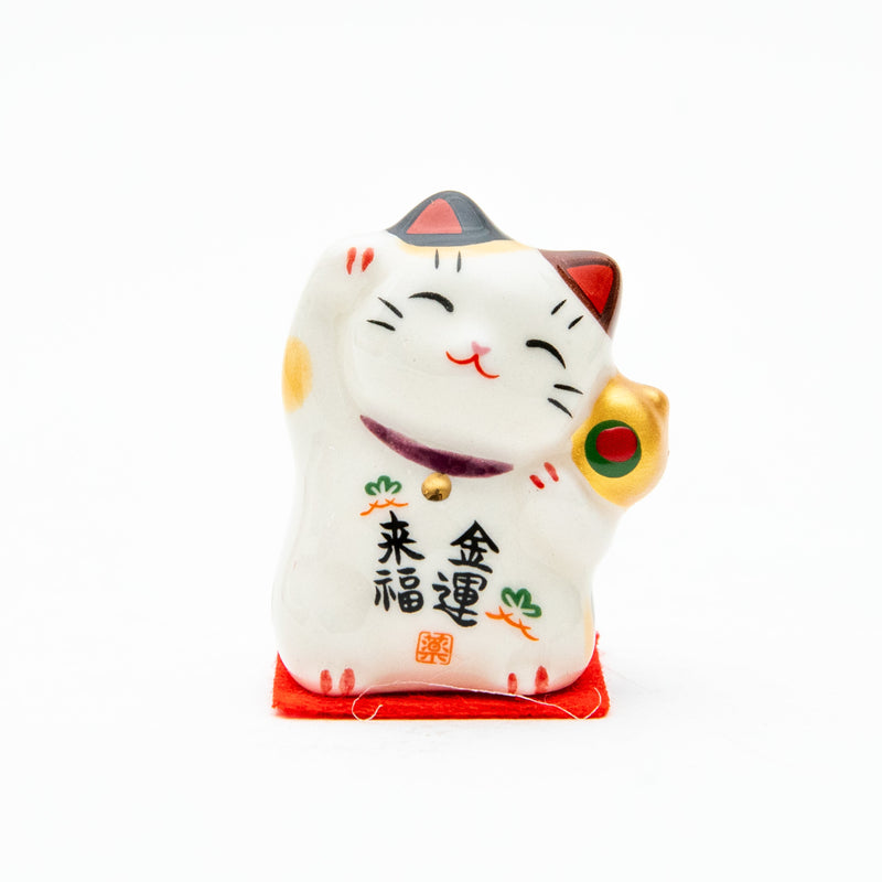 Beckoning Cat Porcelain Ornament