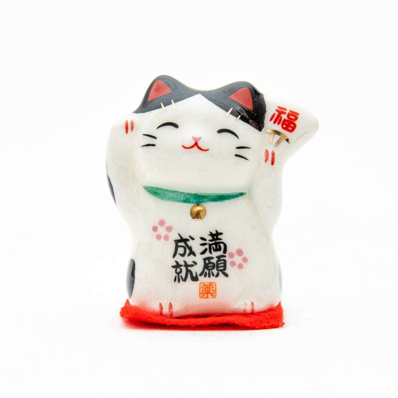 Beckoning Cat Porcelain Ornament