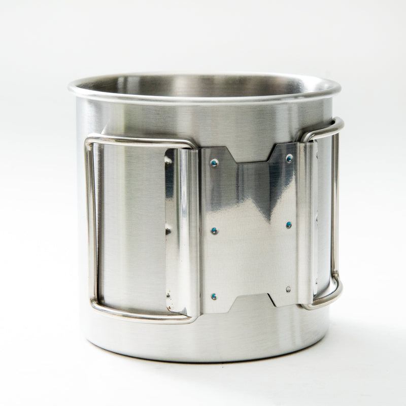 Cup (Stainless Steel/With Handle/1-Layer/400mL/8.2x8x11.5cm/SMCol(s): Silver)