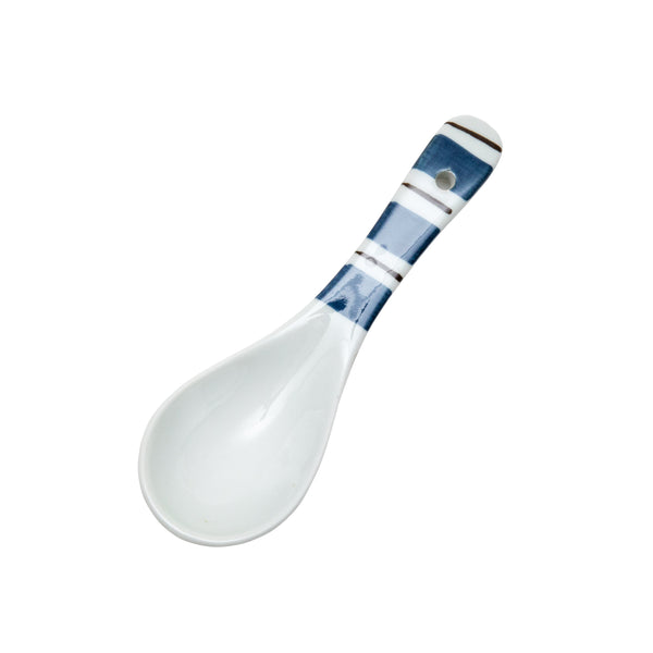 Chinese Spoon (Ceramic/Some Tokusa Ten Grass/3x15.8cm/SMCol(s): Blue,White)