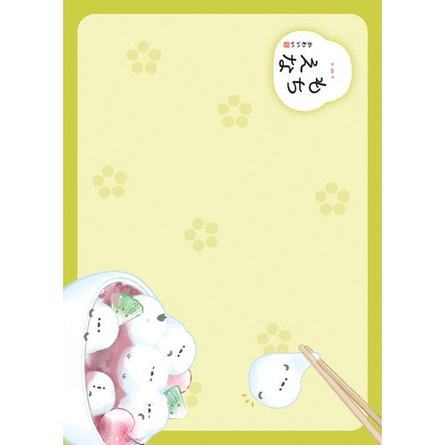 Q-LiA Parody Mart Long-Tailed Tit Mochi 2 Designs Mini Memo Pad