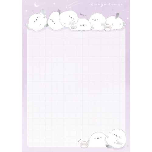 Q-Lia 108 Pages Long-Tailed Tit 6 Designs Memo Pad 