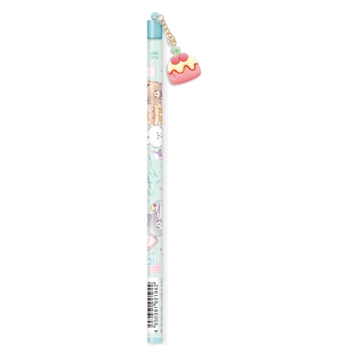 Q-Lia Black Lead Cake Cafe Time With Charm 2B Pencil