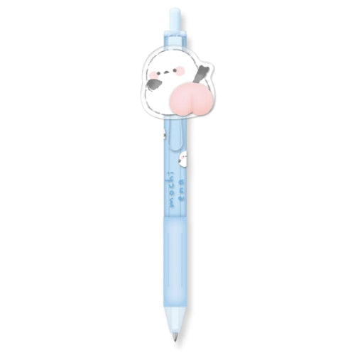 Q-Lia Black Lead Plump Bottom Long-Tailed Tit With Squishy Charm Mechanical Pencil