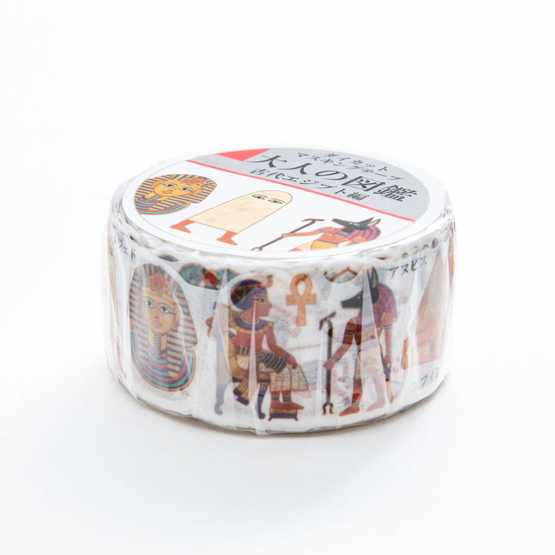 Masking Tape (Die-Cut/Ancient/2cm x 5m/Kamio Japan/Otonano-Zukan/SMCol(s): Multicolour)