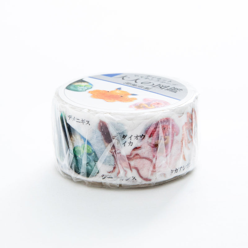 Masking Tape (Die-Cut/Deep Sea/2cm x 5m/Kamio Japan/Otonano-Zukan/SMCol(s): Multicolour)