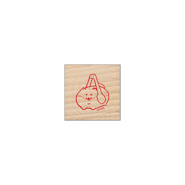 Stamp (Wood/Self-Inking/With Cap/Bread Dogs/Shiba Bun/Red/Kamio Japan/SMCol(s): Beige)