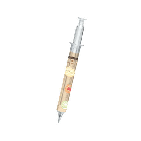 Mechanical Pencil (0.5mm/Syringe-Shaped/Cat Bakery/12.2cm/Ø1.2cm/Kamio Japan/SMCol(s): Orange)