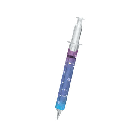 Mechanical Pencil (0.5mm/Syringe-Shaped/Dreamy Colours Parade/12.2cm/Ø1.2cm/Kamio Japan/SMCol(s): Purple,Blue)