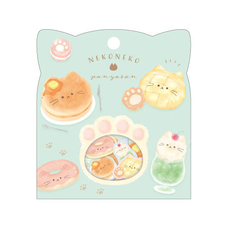 Sticker Flakes (Cat Bakery/21pcs/Kamio Japan/SMCol(s): Green)