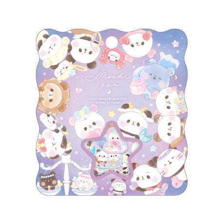 Sticker Flakes (Mochi Panda/Zodiac Sign/21pcs/Kamio Japan/SMCol(s): Purple)