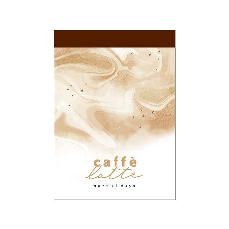 Kamio Special Days 70 Sheets CafÃ© Latte 2 Designs Mini Memo Pad