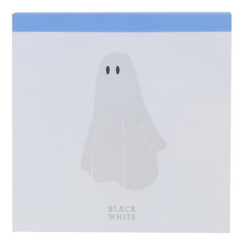 Green Flash Midnight Store Black White Memo Pad Square Ghost