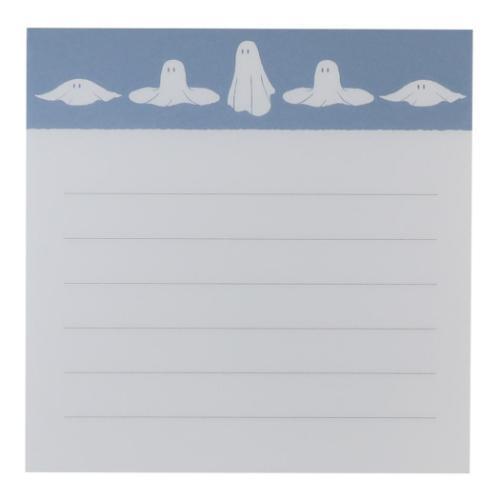 Green Flash Midnight Store Black White Memo Pad Square Ghost