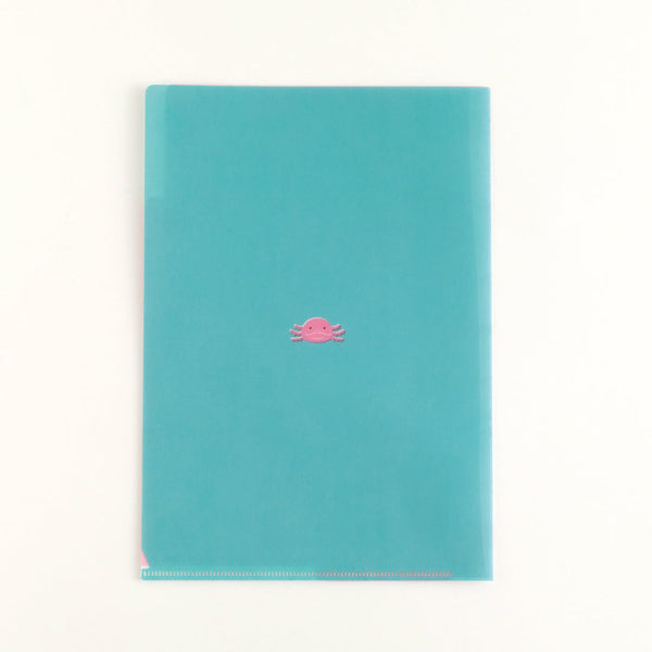 A5 Axolotl 3 Pockets File Folder 