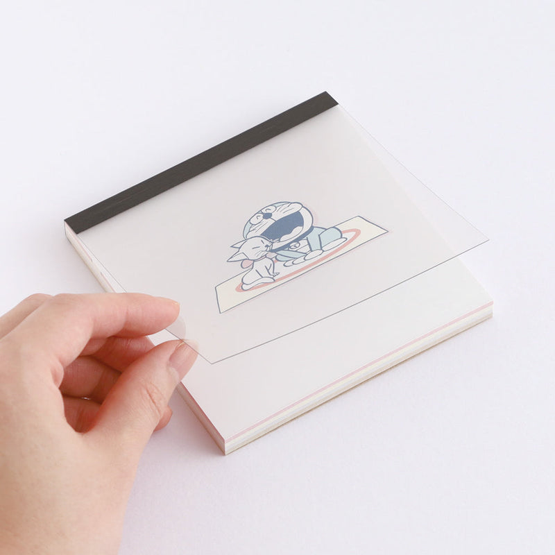 Green Flash Doraemon Memo Pad Square