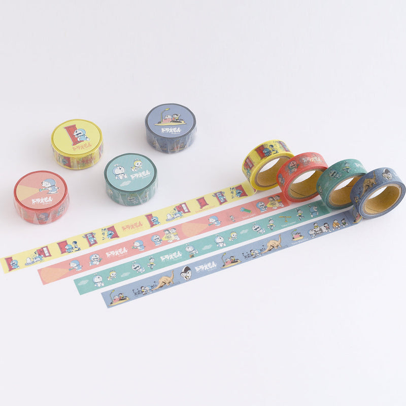 Green Flash Doraemon Masking Tape