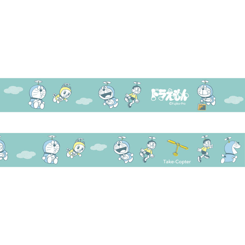 Green Flash Doraemon Masking Tape