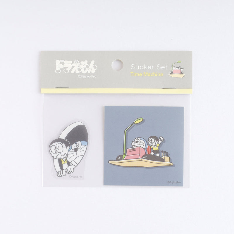 Green Flash Doraemon Sticker Set