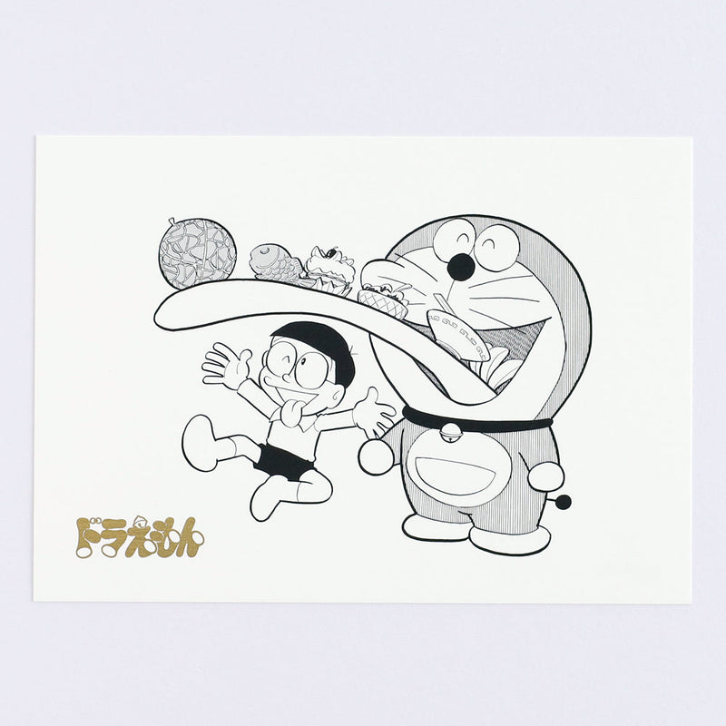 Green Flash Doraemon Postcard