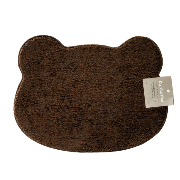 Mat (Die-Cut/Bear-Shaped/52x40cm/SMCol(s): Brown)