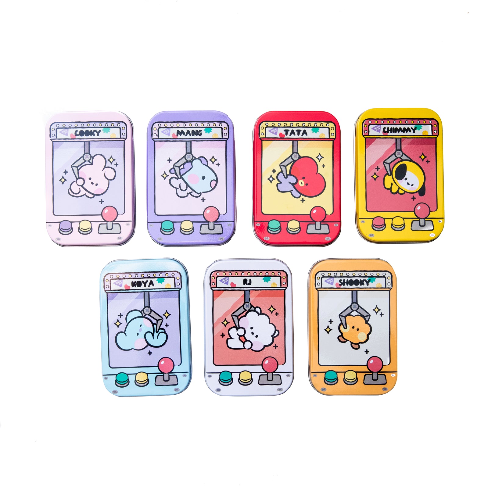 BT21 Minini Tin Case Sticker Set - COOKY