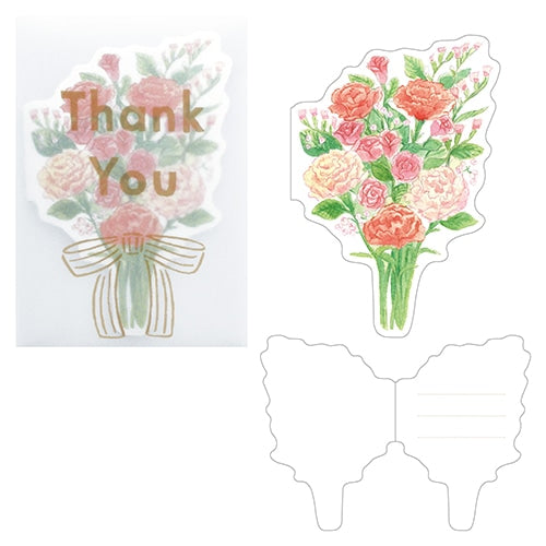 El Commun Bouquet Thank you Card