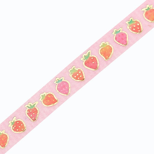 BGM Masking Tape Foil Stamping 5mm x 5m Strawberry Being in Love