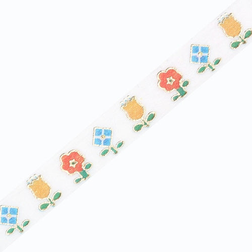 BGM Masking Tape Foil Stamping 5mm x 5m Small Flowers