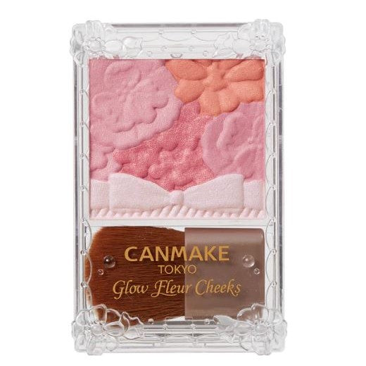 Canmake GLOW FLEUR CHEEKS 01 PEACH FLEUR