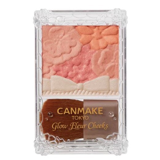 Canmake GLOW FLEUR CHEEKS 02 APRICOT FLEUR