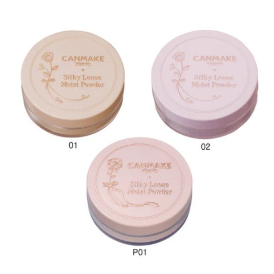 Canmake Silky Loose Moist Powder 01 Silky Beige