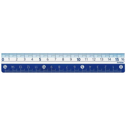 Kutsuwa Non-Slip Ruler 16cm